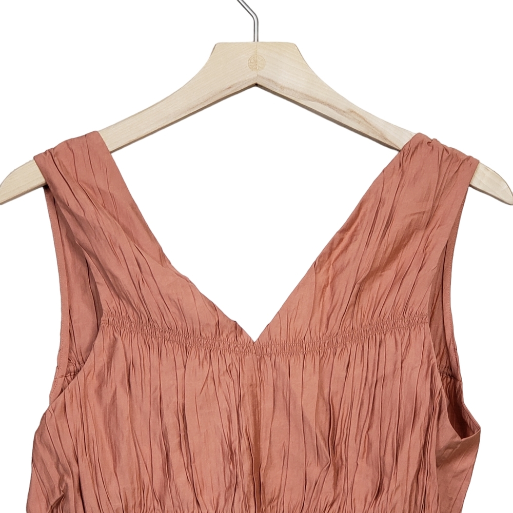 Frame Denim Rust Sleeveless Blouse - Picture 5 of 13